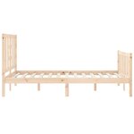 vidaXL Cadre de lit sans matelas 120x200 cm bois de pin massif