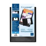 Chemise De Présentation Polypropylène Souple Krea Cover - A4 - Noir - X 30 - Exacompta