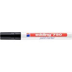Marqueur Peinture 750 Noir Pointe Ronde 2-4 mm EDDING