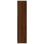 vidaXL Bibliothèque 3 niveaux Chêne marron 40x24x109cm Bois ingénierie