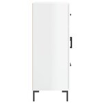 vidaXL Buffet Blanc brillant 69 5x34x90 cm Bois d'ingénierie