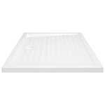 vidaXL Receveur de douche avec picots Blanc 80x100x4 cm ABS