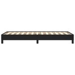 vidaXL Cadre de lit sans matelas noir 90x200 cm similicuir