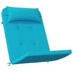 vidaXL Coussin Turquoise Turquoise Polyester 58 cm x 77 cm