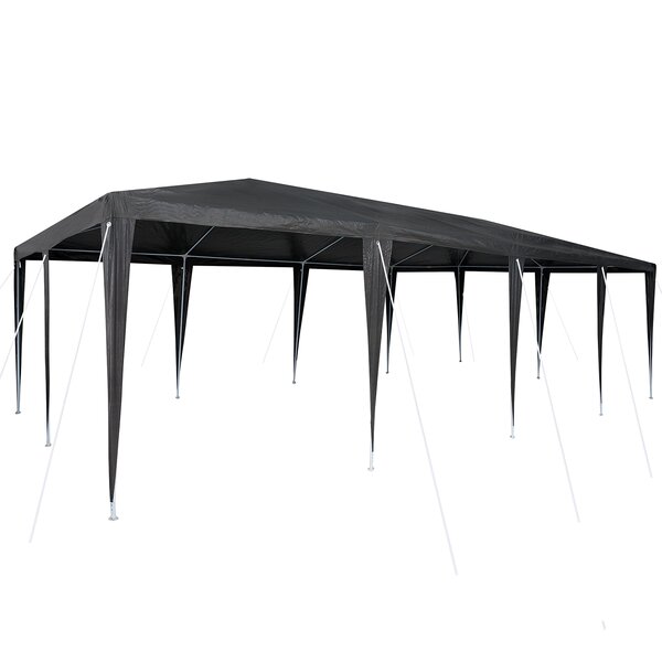 vidaXL Tente de fête anthracite 8x4 m PE