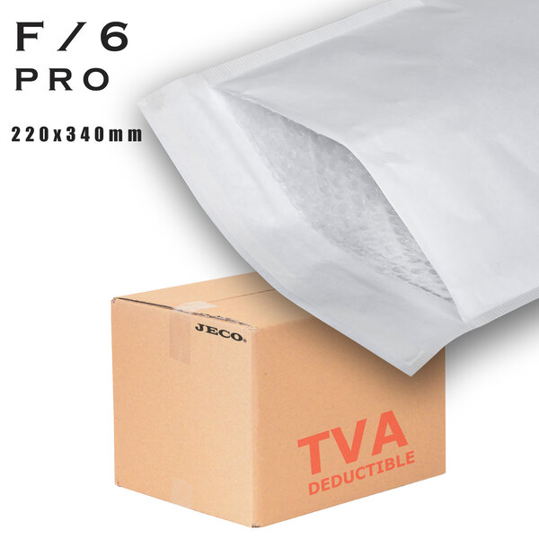 Lot de 10 Enveloppes à bulles blanches F/6 220×340