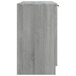 vidaXL Armoire de bain Sonoma gris 64 5x33 5x59 cm Bois d'ingénierie