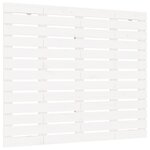 vidaXL Tête de lit murale Blanc 141x3x91 5 cm Bois massif de pin
