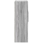 vidaXL Buffet haut sonoma gris 30x42 5x124 cm bois d'ingénierie