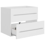 vidaXL Armoire d'évier Blanc 60x38 5x48 cm Aggloméré