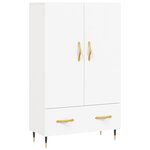 vidaXL Buffet haut blanc 69 5x31x115 cm bois d'ingénierie