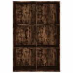 vidaXL Bibliothèque/Buffet Chêne fumé 66x30x98 cm Bois d'ingénierie