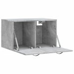 vidaXL Armoire murale Gris béton 60x36 5x35 cm Bois d'ingénierie