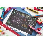 Crayon multi-talents woody 3 in 1 duo - jaune-violet x 5 STABILO