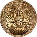 Pièce de monnaie en Argent 2000 Francs g 62.2 (2 oz) Millésime 2025 Guan Yin Bodhisattva GUAN YIN BODHISATTVA