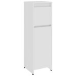 vidaXL Ensemble de meubles de salle de bain 4Pièces Blanc Bois ingénierie