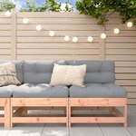 vidaXL Canapés centraux de jardin 2 Pièces bois massif douglas