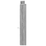 vidaXL Armoire tête de lit avec LED sonoma gris 200x16 5x103 5 cm