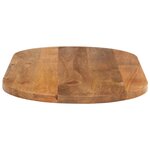 vidaXL Dessus de table 100x40x2 5 cm ovale bois massif de manguier