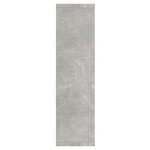 vidaXL Armoire à miroir avec LED Gris béton 76x15x55 cm