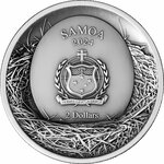 Pièce de monnaie en Argent 2 Dollars g 31.1 (1 oz) Millésime 2024 Tree Hollow BUBO BUBO