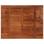 vidaXL Dessus de table 100x80x3 8cm rectangulaire bois massif récupéré