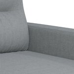 vidaXL Ensemble de canapés 3 Pièces coussins gris clair tissu