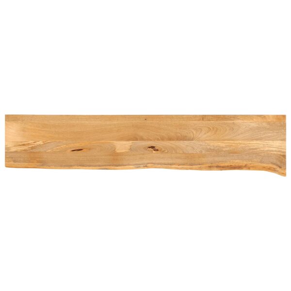 vidaXL Dessus de table à bord vivant 160x20x2 5cm bois massif manguier