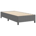 vidaXL Cadre de lit Gris clair 80x200 cm en tissu velours côtelé