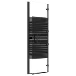 vidaXL Cabine de douche pliable ESG 80x140 cm Noir
