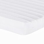 vidaXL Matelas en mousse blanc 120x220 cm 7 zones dureté 20 ILD