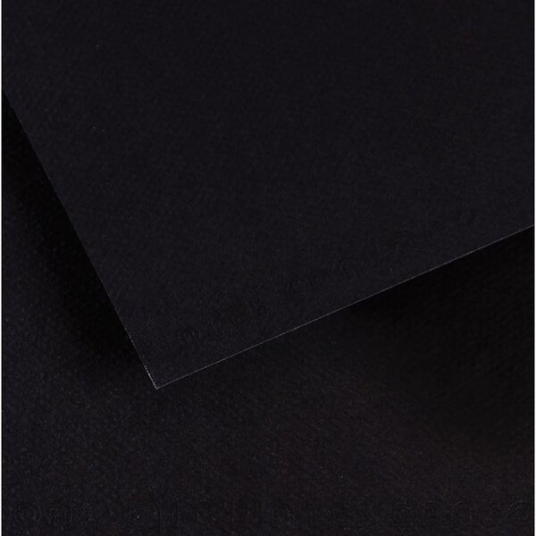 Paquet de 10 feuilles Mi-Teintes CANSON 50 x 65 cm 160 g coloris noir