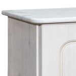 vidaXL Meuble TV 115x29x40 cm Bois de pin massif
