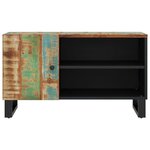 vidaXL Meuble TV 80x33x46 cm bois de récupération et d'ingénierie