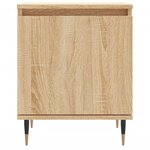 vidaXL Tables de chevet 2Pièces chêne sonoma 40x30x50cm bois d'ingénierie