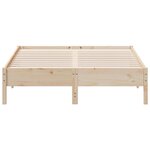 vidaXL Cadre de lit sans matelas 150x200 cm bois de pin massif