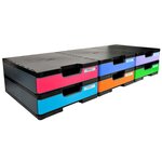 Module De Classement Modulodoc Set Élément De Base Standard Ecoblack - Gris Foncé - Exacompta