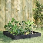 vidaXL Lit surélevé de jardin anthracite 100x100x26 cm acier