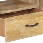 vidaXL Meuble TV 160x30x45 cm Bois massif de manguier