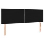 Headboard LED vidaXL Rempli de Boutons Gris Clair 72 cm en Tissu