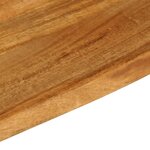 vidaXL Dessus de table à bord vivant 180x20x3 8cm bois massif manguier