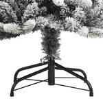 vidaXL Sapin de Noël artificiel avec neige floquée 120 cm PVC et PE