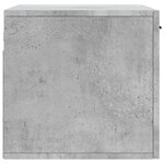 vidaXL Armoire murale Gris béton 60x36 5x35 cm Bois d'ingénierie