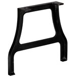 vidaXL Pied de table basse 2 Pièces Cadre en A Fonte