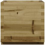 vidaXL Jardinière 50x50x49 5 cm bois de pin imprégné