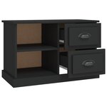 vidaXL Meuble TV noir 73x35 5x47 5 cm bois d'ingénierie