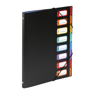 Trieur 8 compartiments en plastique A4 - Rainbow Class