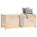 vidaXL Boîte de rangement 110x50x45 5 cm Bois massif de pin