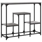 vidaXL Table console sonoma gris 89 5x28x76 cm bois d'ingénierie