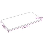 vidaXL Panneaux muraux 12 Pièces Noir 30x15 cm Similicuir 0 54 m²